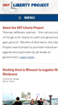 Mobile Screenshot of dktlibertyproject.org